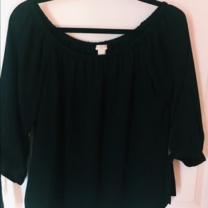 Black J. Crew blouse